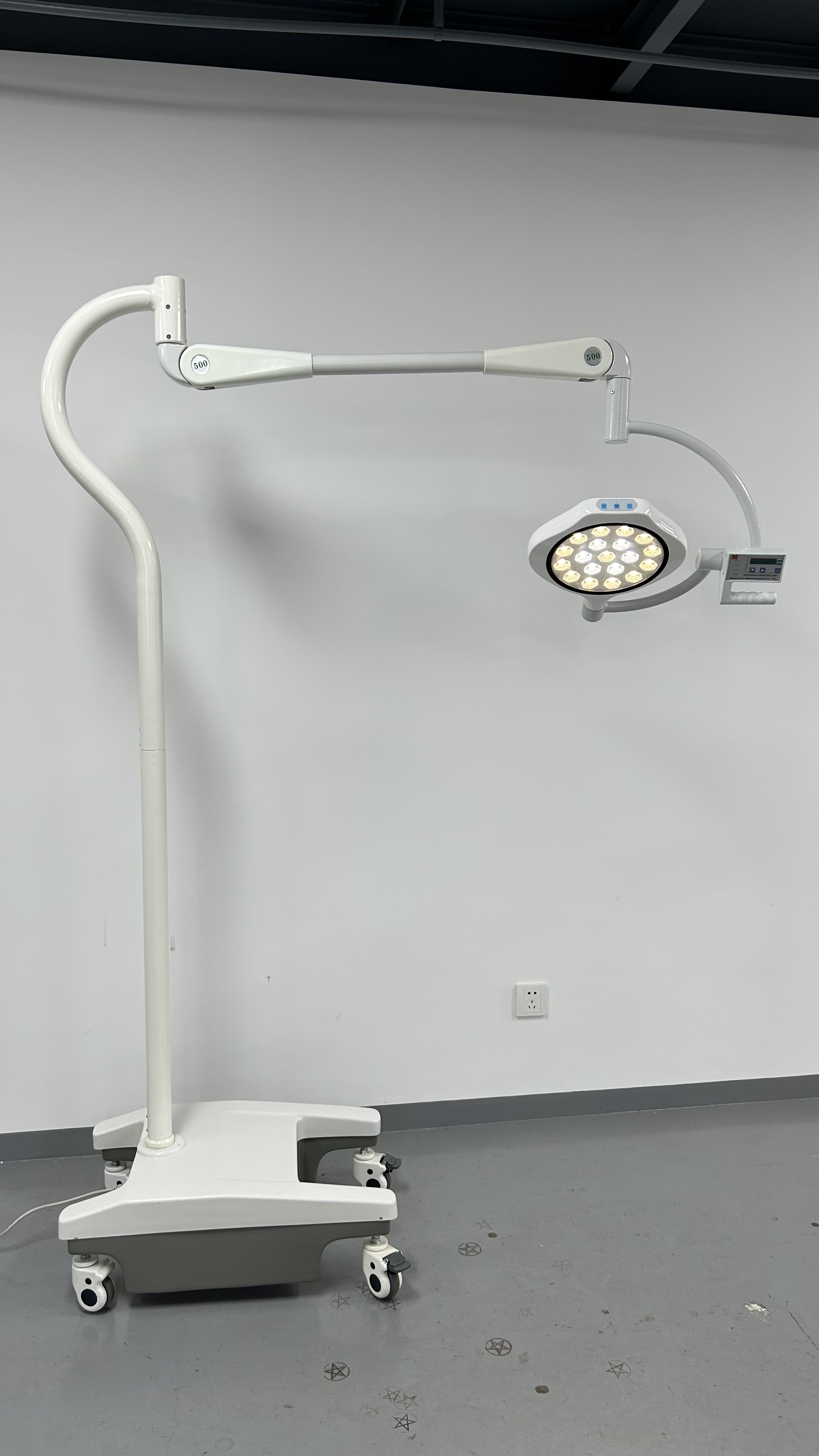 Lampu Ujian Portabel Seluler Berdiri Lampu Pemeriksaan LED Seluler Kecil
